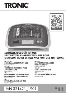 Bedienungsanleitung Tronic IAN 321421 Akkuladegerät