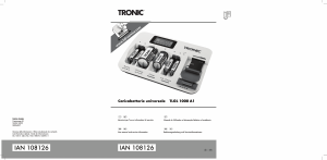 Manual Tronic IAN 108126 Carregador de pilhas