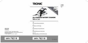 Manual Tronic TUL 4.1 A1 Battery Charger