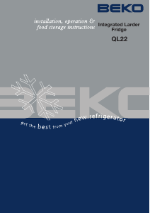 Handleiding BEKO QL22 Koelkast