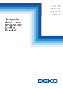 Bedienungsanleitung BEKO FS 127920 Gefrierschrank