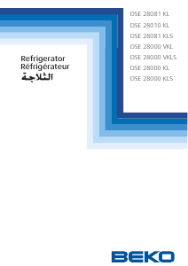 Mode d’emploi BEKO DSE28000KL Réfrigérateur combiné