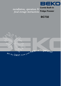 Manual BEKO BC 732 Fridge-Freezer