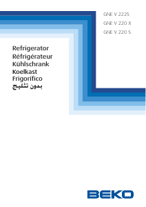 Mode d’emploi BEKO GNEV220X Réfrigérateur combiné