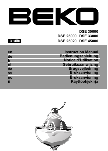 Handleiding BEKO DSE25020 Koel-vries combinatie