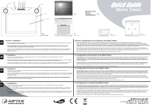 Manual Aiptek MediaTablet 14000u Tablet gráfico