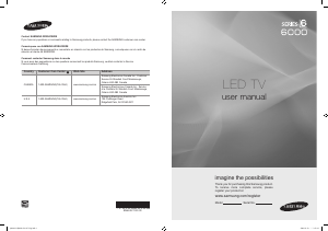 Manual de uso Samsung UN46B6000VF Televisor de LED