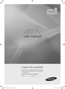 Manual Samsung UN46C5000QF LED Television