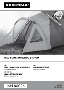 Handleiding Rocktrail IAN 86026 Tent