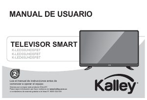Manual de uso Kalley K-LED65UHDSFBT Televisor de LED