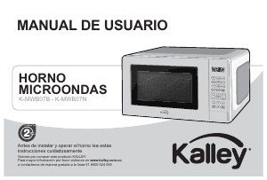 Manual de uso Kalley K-MWB07 Microondas