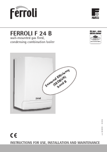 Manual Ferroli F 24 B Central Heating Boiler