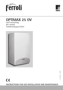 Manual Ferroli Optimax 25 OV Central Heating Boiler