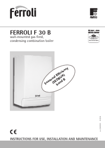 Manual Ferroli F 30 B Central Heating Boiler