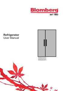 Manual Blomberg KWD 253 PX Fridge-Freezer