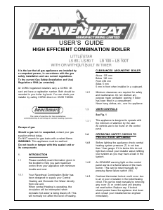 Manual Ravenheat LS 80 Little Star Central Heating Boiler