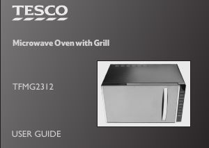 Manual Tesco TFMG2312 Microwave