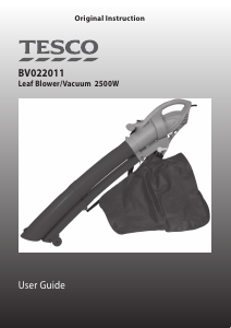 Handleiding Tesco BV022011 Bladblazer