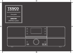 Manual Tesco DMS1701 Stereo-set