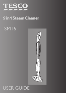 Manual Tesco SM16 Steam Cleaner