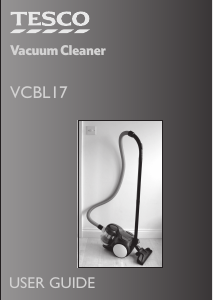 Manual Tesco VCBL17 Vacuum Cleaner
