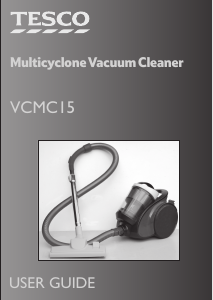 Manual Tesco VCMC15 Vacuum Cleaner