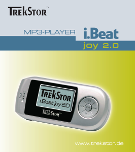 Bedienungsanleitung TrekStor i.Beat joy 2.0 Mp3 player