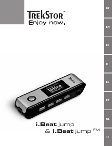 Handleiding TrekStor i.Beat jump Mp3 speler