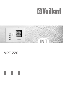 Bedienungsanleitung Vaillant VRT 220 Thermostat