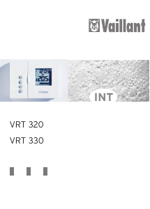 Bedienungsanleitung Vaillant VRT 320 Thermostat