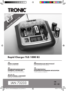 Handleiding Tronic TLG 1000 B3 Batterijlader