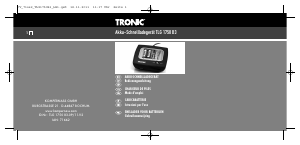 Manuale Tronic TLG 1750 B3 Caricabatterie