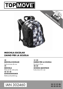 Manual de uso Topmove IAN 302460 Mochila