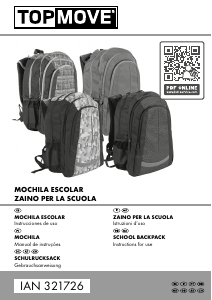 Manual Topmove IAN 321726 Backpack