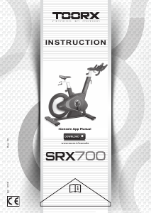 Manual Toorx SRX-700 Exercise Bike