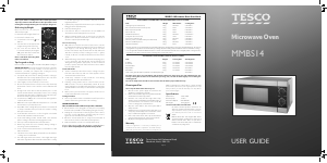 Manual Tesco MMBS14 Microwave