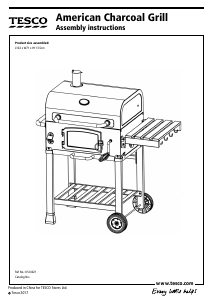 Handleiding Tesco KS14021 American Charcoal Barbecue