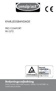 Brugsanvisning Sensiplast IAN 63729 Knæbandage