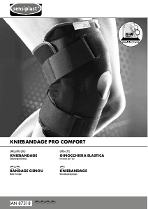 Bedienungsanleitung Sensiplast IAN 87318 Kniebandage