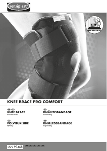 Bruksanvisning Sensiplast IAN 93468 Knäbandage