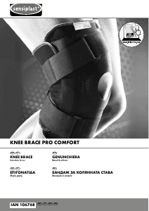 Manual Sensiplast IAN 106768 Knee Brace