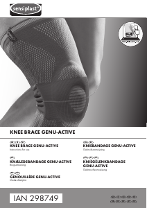 Manual Sensiplast IAN 298749 Knee Brace