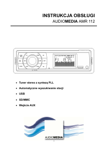 Instrukcja Audiomedia AMR 112 Radio samochodowe