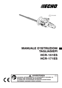 Manuale Echo HCR-161ES Tagliasiepi