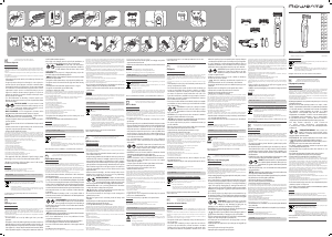 Посібник Rowenta TN6000F4 Forever Sharp Тример для бороди