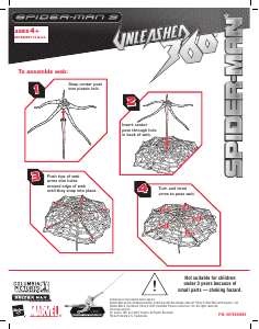 Manual Hasbro Spider-Man 3 Unleashed 360 Web