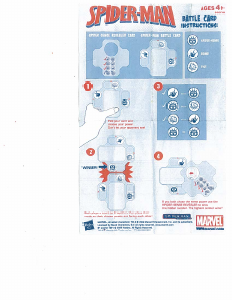 Manual Hasbro Spider-Man Battle Card