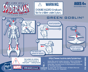 Manual Hasbro Spider-Man Green Goblin
