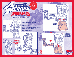 Manual Hasbro Spider-Man Hero On-the-Go