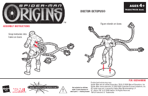 Manual Hasbro Spider-Man Origins Doctor Octopus